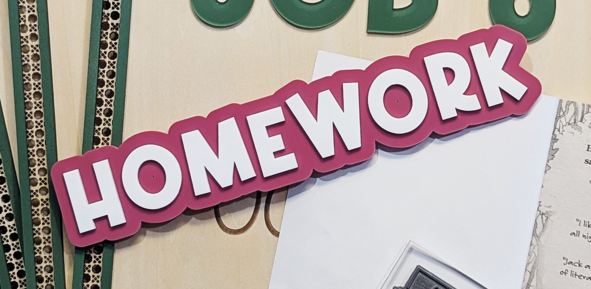 Magnetic Acrylic Classroom Sign