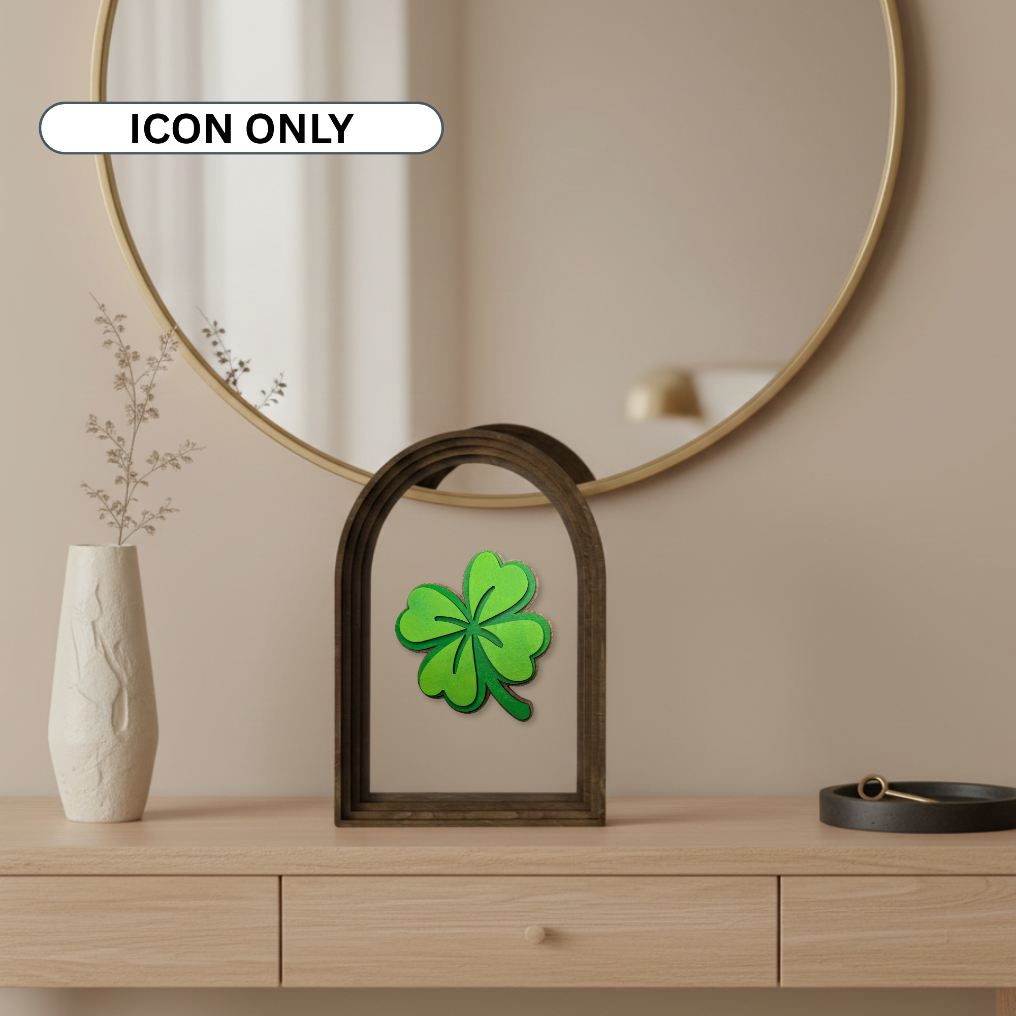 Four Leaf Clover Interchangeable Icon