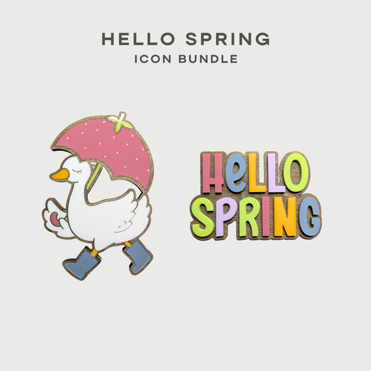 Hello Spring Icon Bundle