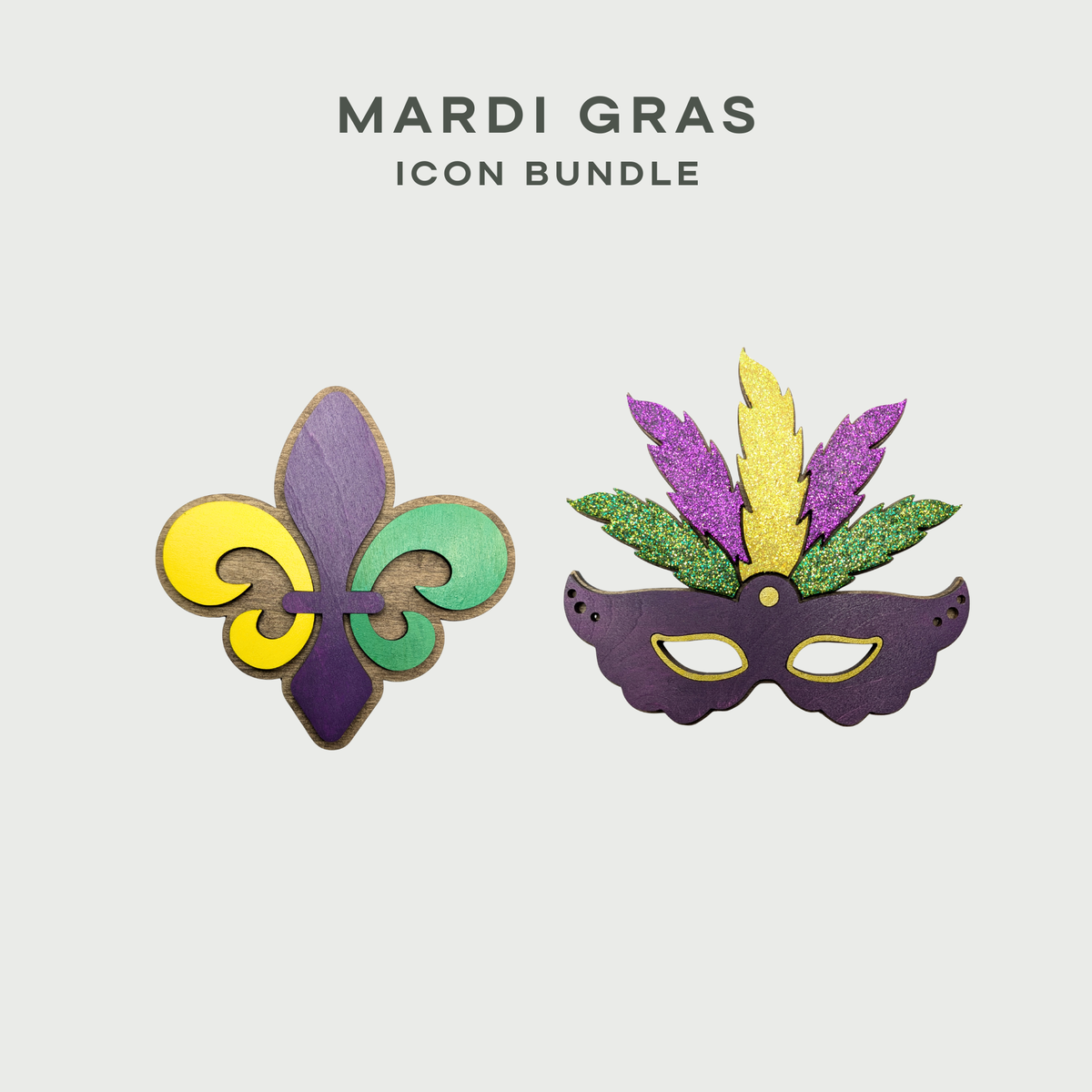 Mardi Gras Icon Bundle