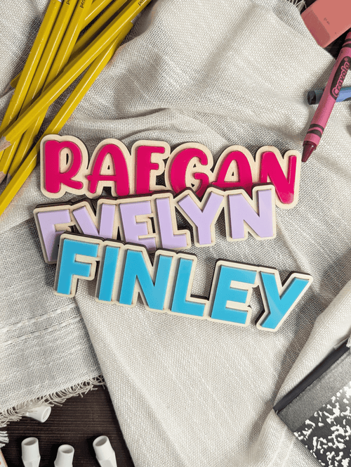 (3) Additional Magnetic Nameplates – For Interchangeable Milestone Signs