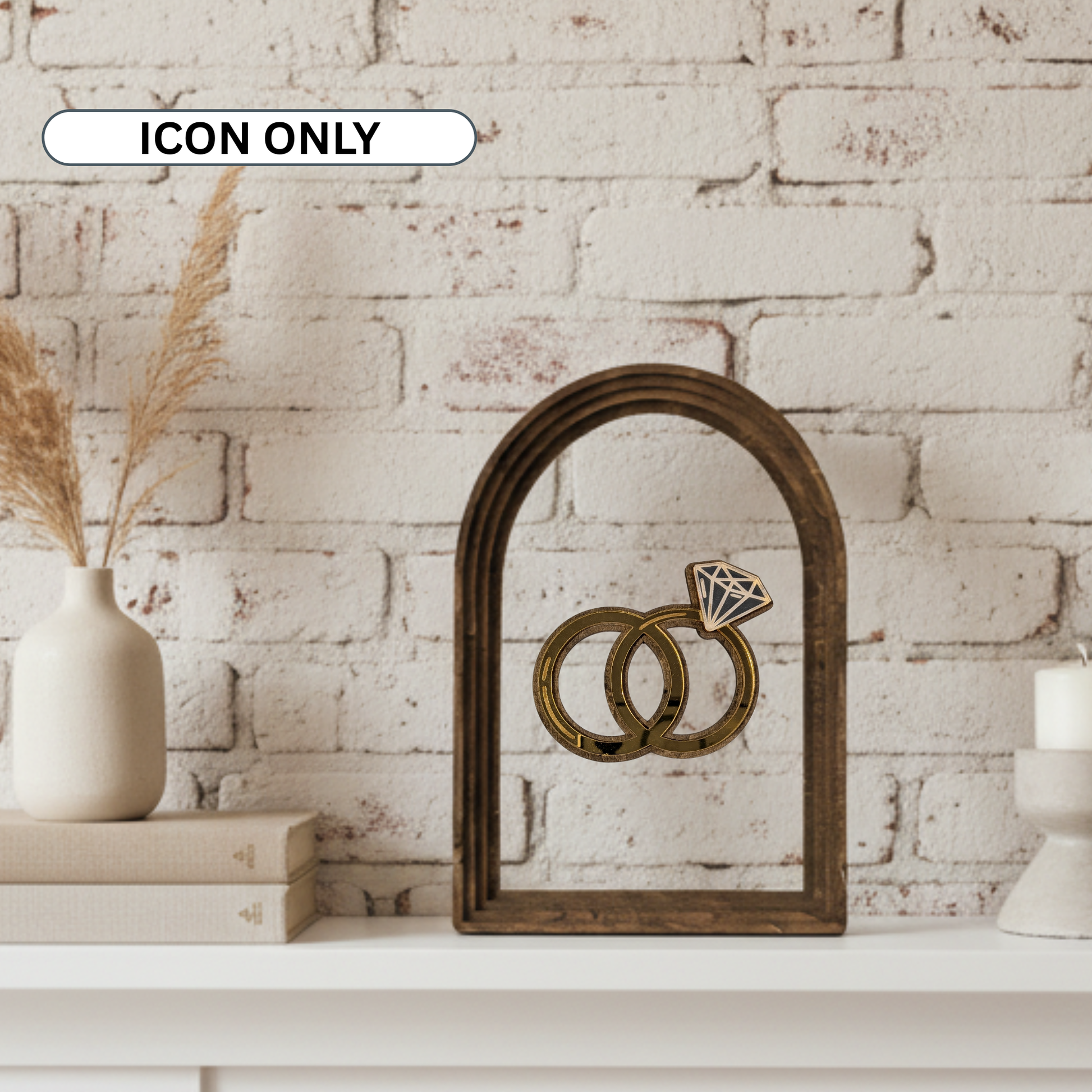 Wedding Rings Interchangeable Icon