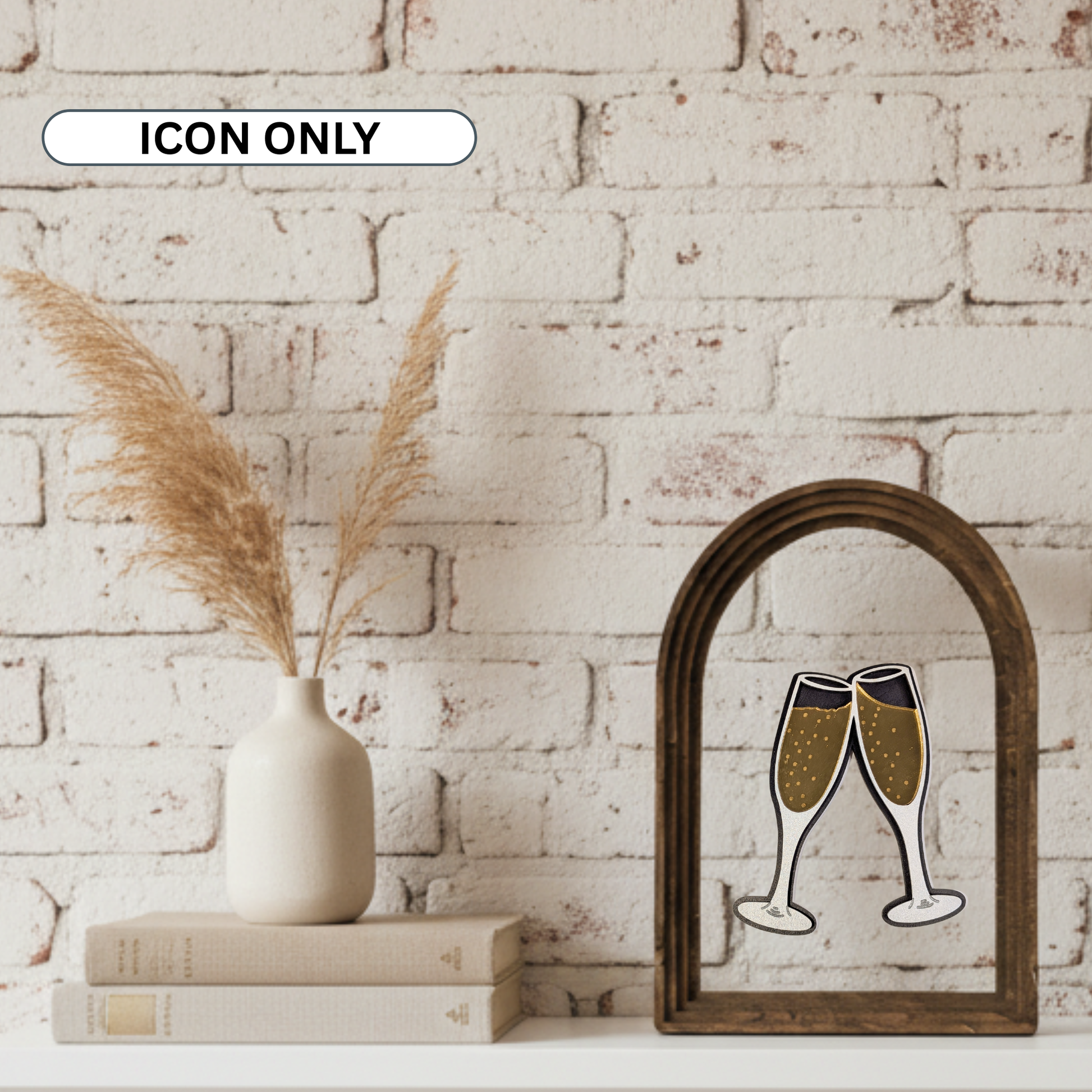 Champagne Toast Interchangeable Icon