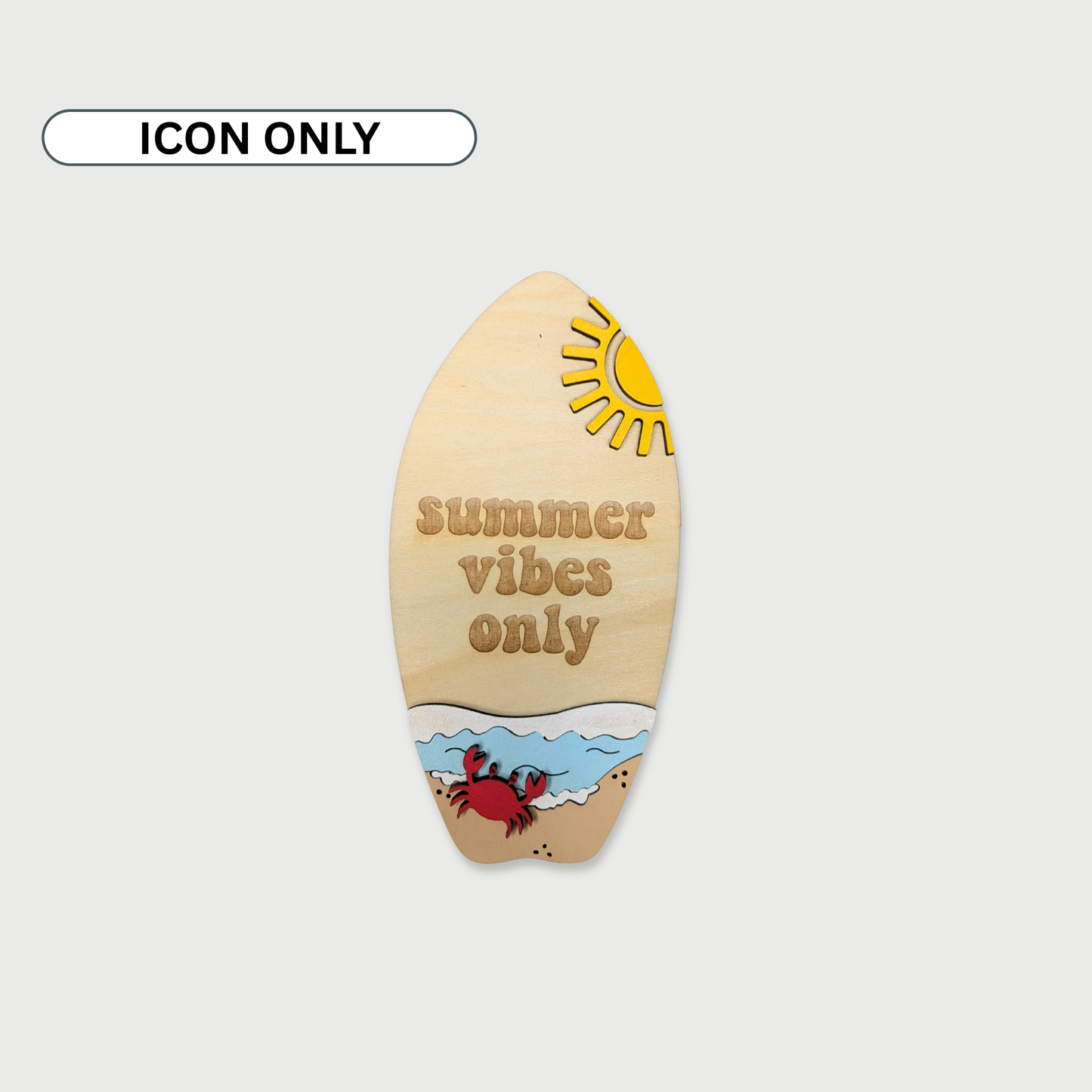 Good Vibes and High Tides Interchangeable Icon