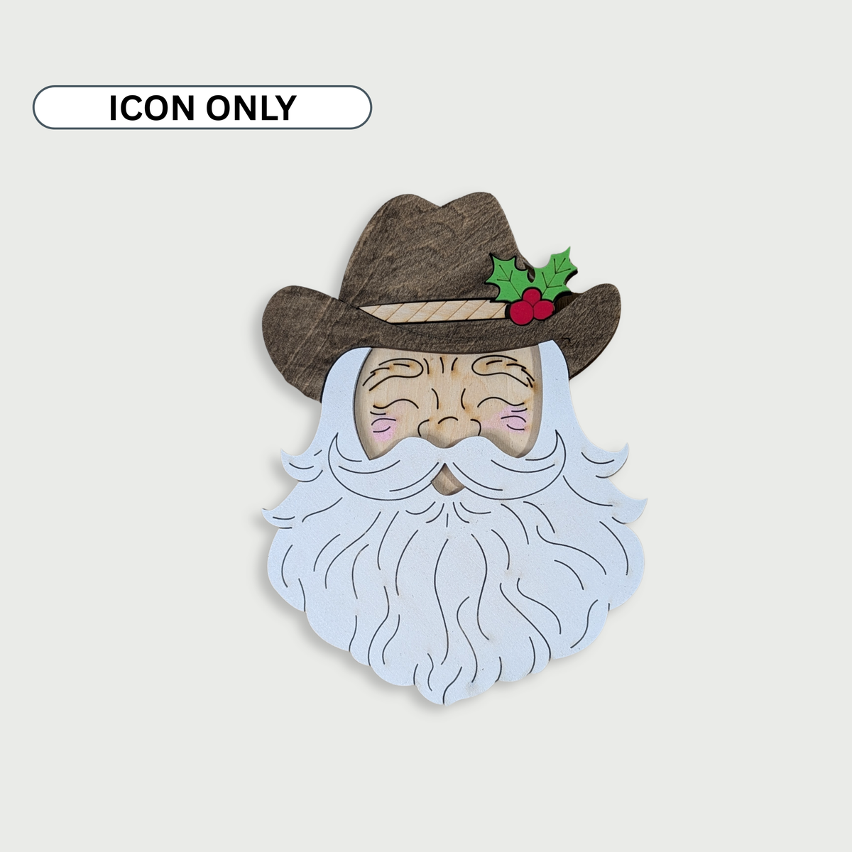 Cowboy Santa Interchangeable Icon