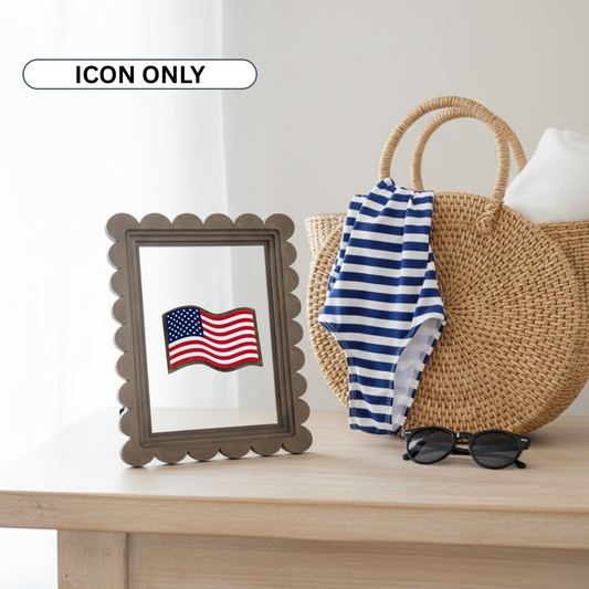 American Flag Interchangeable Icon