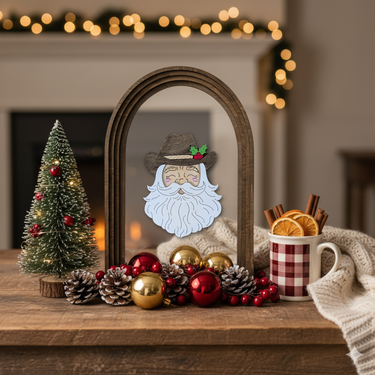 Cowboy Santa Interchangeable Icon