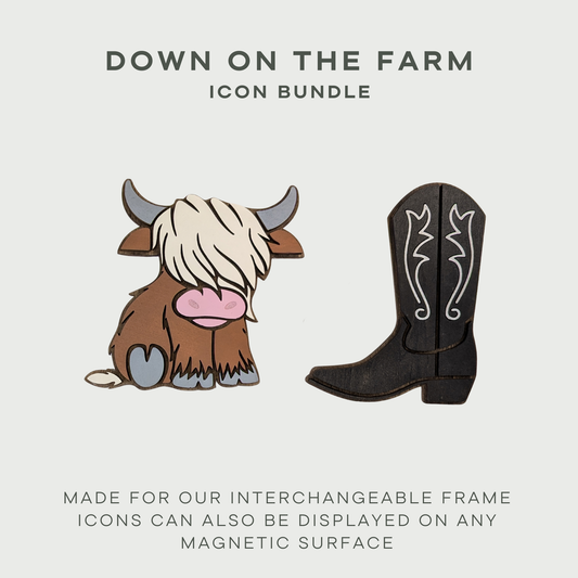 Down on the Farm Icon Bundle