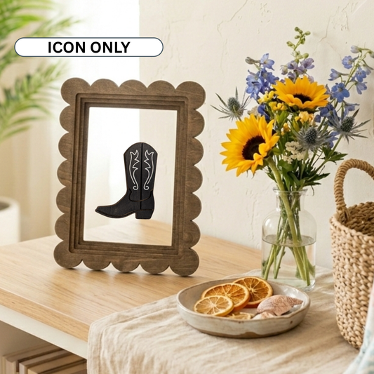 Cowboy Boot Interchangeable Icon