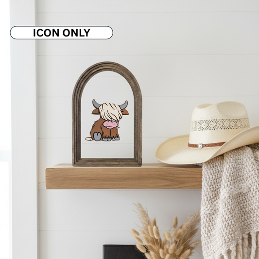 Highland Cow Interchangeable Icon