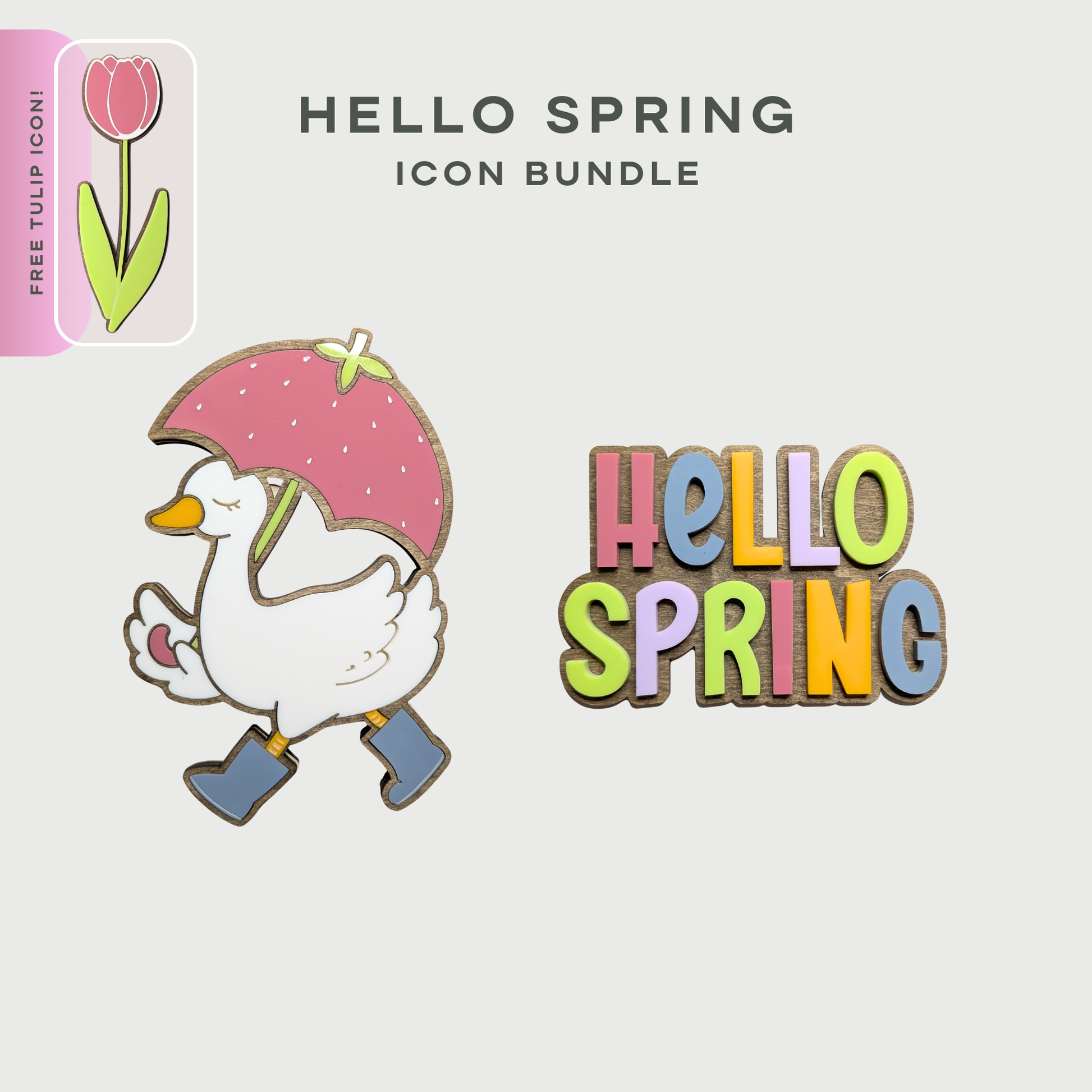 Hello Spring Icon Bundle