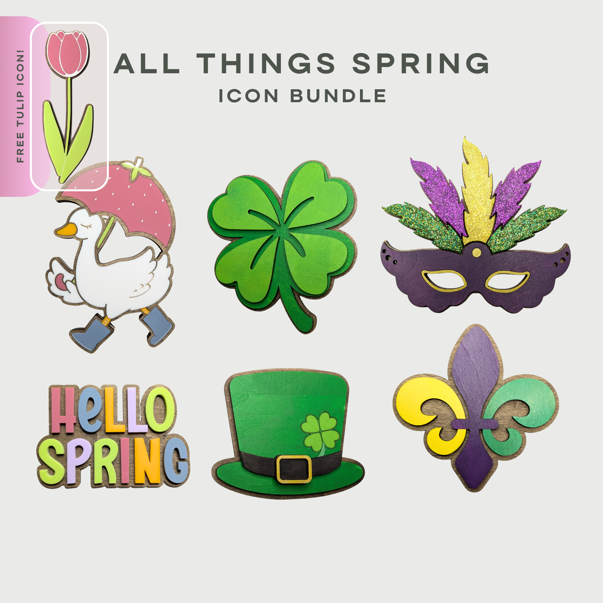 All Things Spring Icon Mega Bundle