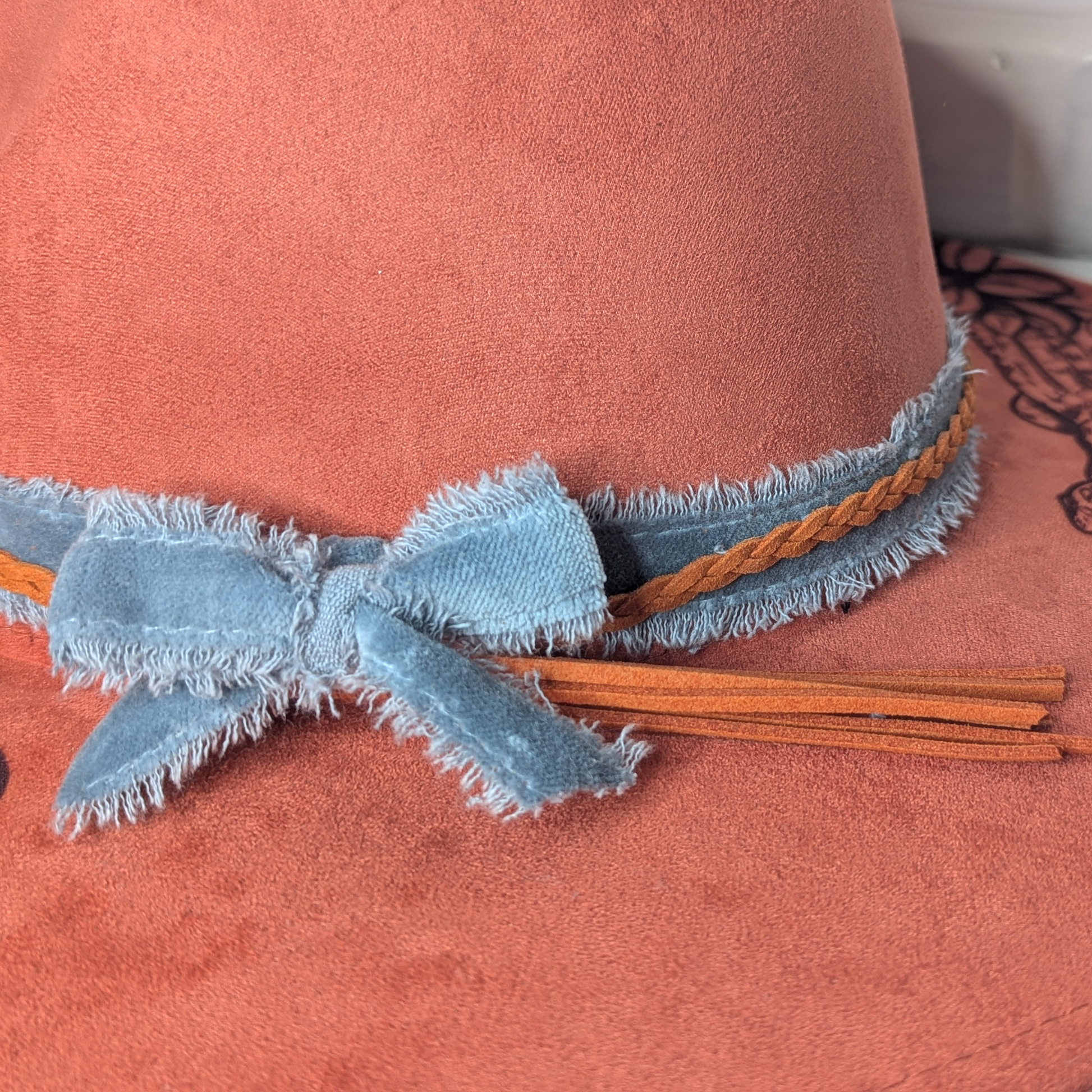 Engraved Vegan Suede Hat - Florida Girl